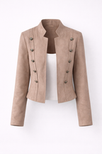 Valentina | Herfst – Luxe Suèdelook – Korte Blazer