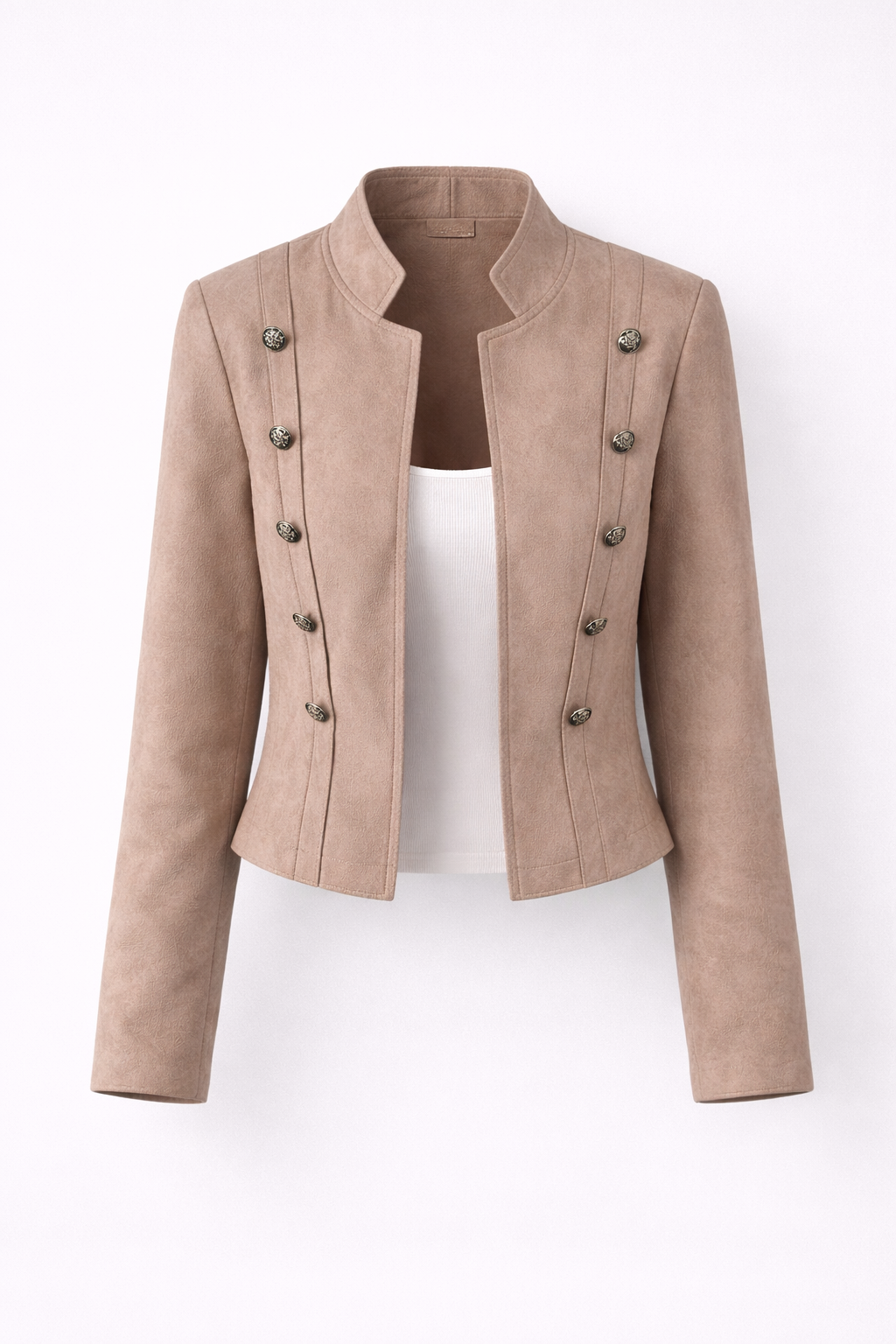 Valentina | Herfst – Luxe Suèdelook – Korte Blazer