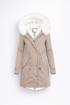Giulia Moretti | Winter Collection – Luxe Parka met Faux Fur Kraag