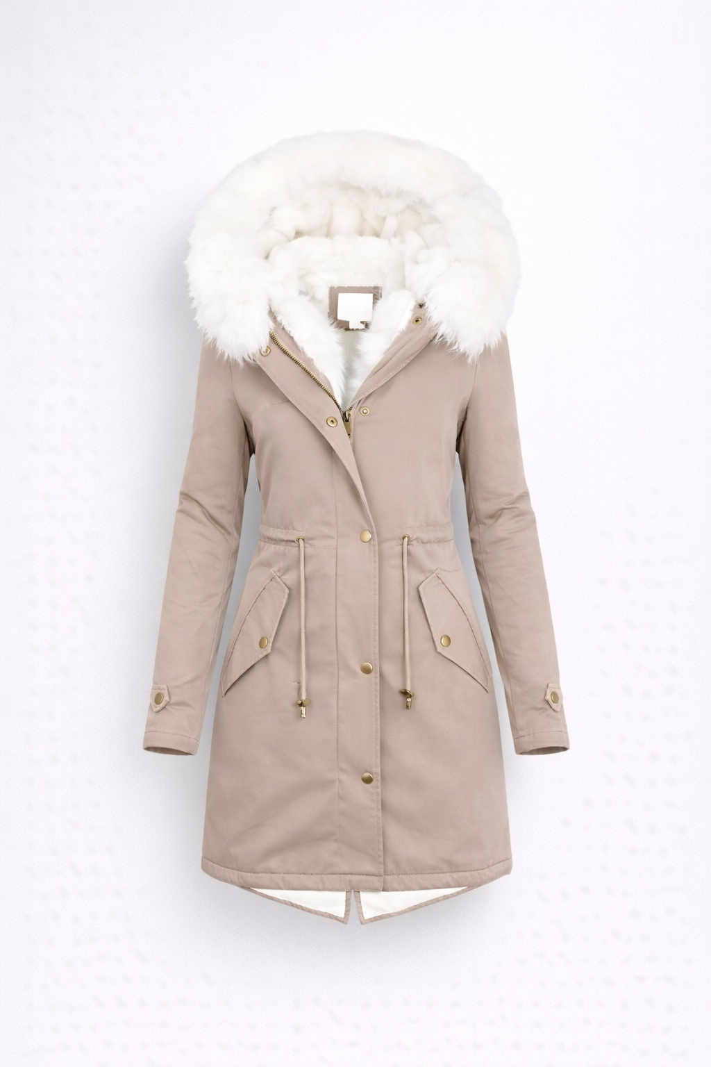 Giulia Moretti | Winter Collection – Luxe Parka met Faux Fur Kraag