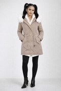 Giulia Moretti | Winter Collection – Luxe Parka met Faux Fur Kraag