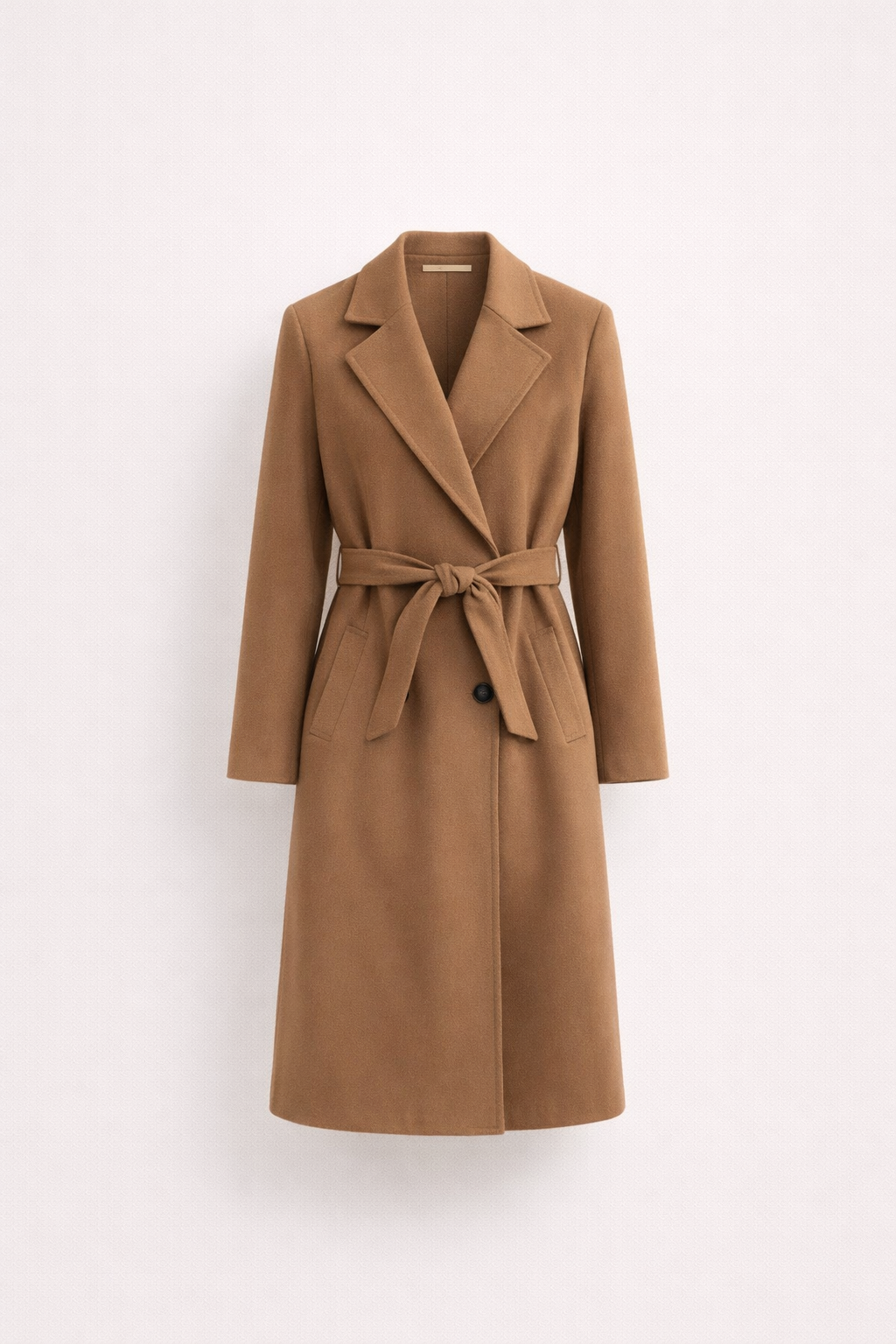 Mariam Al-Hakimi | Elegant Belted Midi Coat