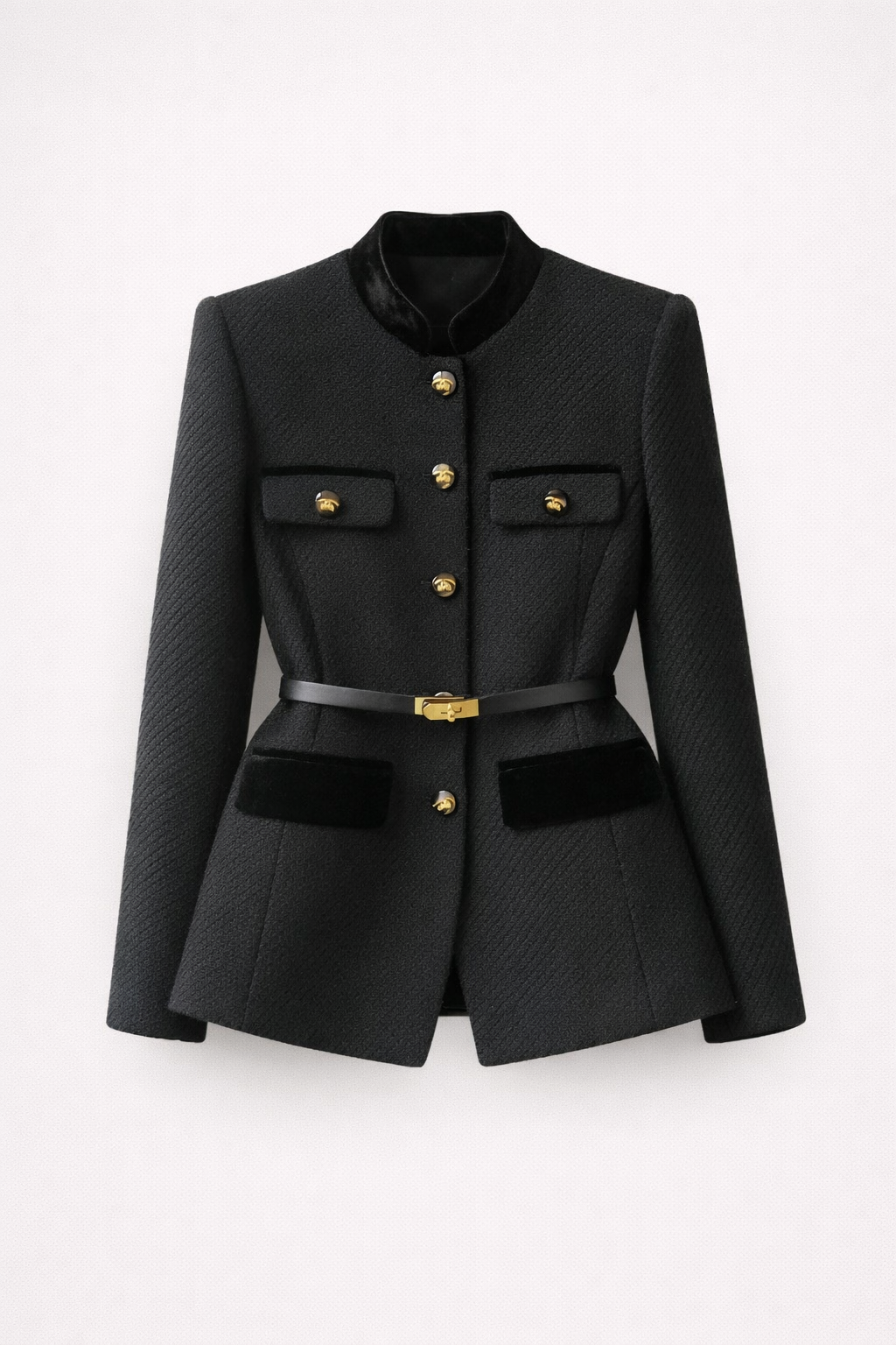 Charlotte Monroe | Structured Belted Blazer | Tijdloze elegantie met een couture-uitstraling