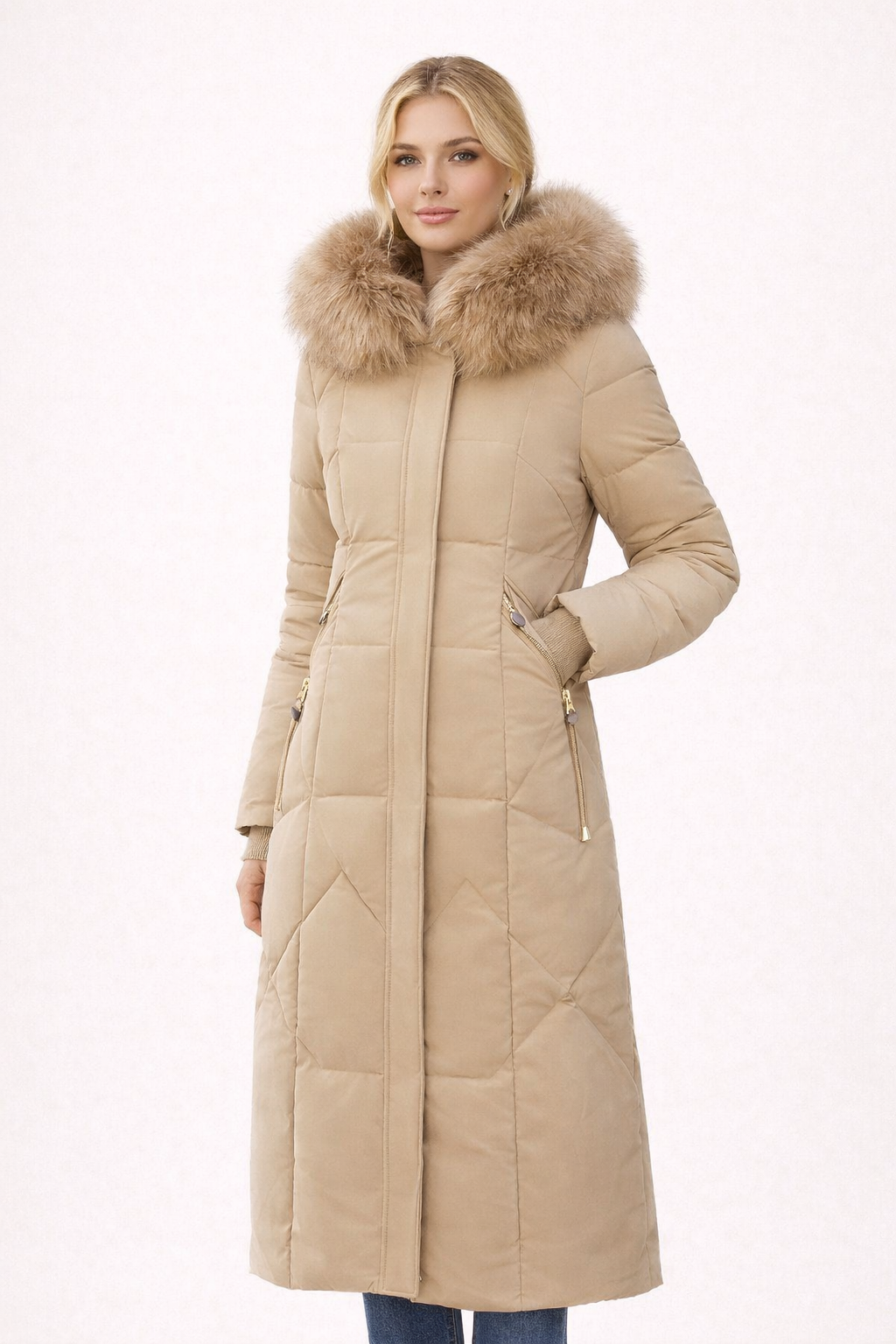 Charlotte Bennett | Luxe Gewatteerde Wintermantel | Elegantie die je omarmt op koude dagen