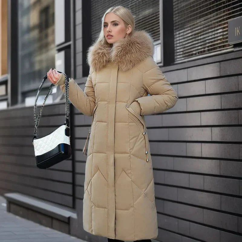 Charlotte Bennett | Luxe Gewatteerde Wintermantel | Elegantie die je omarmt op koude dagen