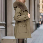 Olivia Thompson | Luxe Winter Hooded Puffer Coat