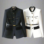 Charlotte Monroe | Structured Belted Blazer | Tijdloze elegantie met een couture-uitstraling