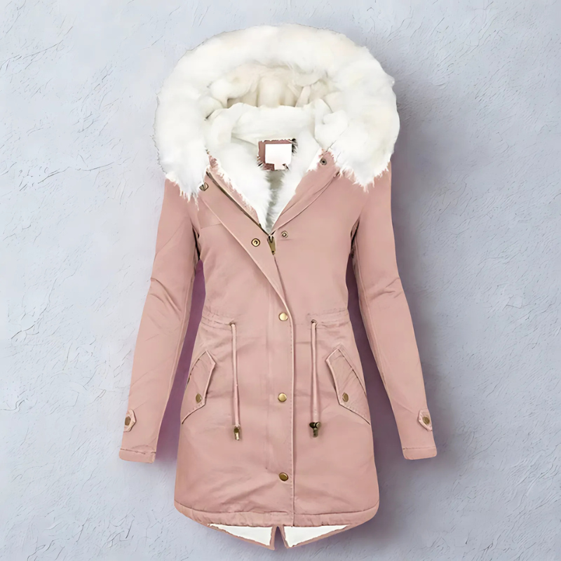 Giulia Moretti | Winter Collection – Luxe Parka met Faux Fur Kraag