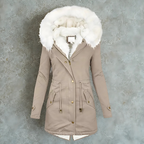 Giulia Moretti | Winter Collection – Luxe Parka met Faux Fur Kraag