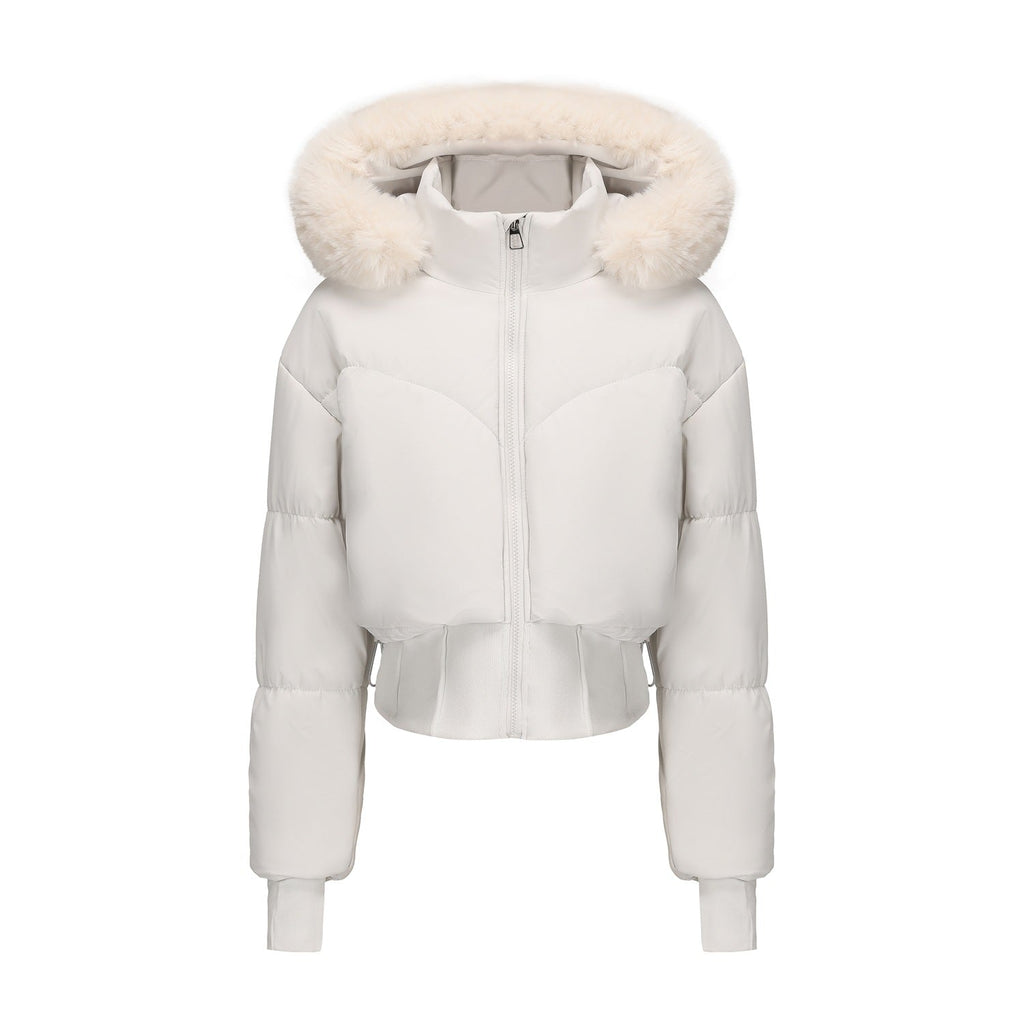 Emily Parker | Cropped Luxe Puffer Jacket | Krachtige elegantie met een verfijnde edge