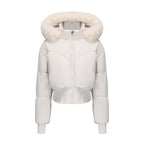 Emily Parker | Cropped Luxe Puffer Jacket | Krachtige elegantie met een verfijnde edge