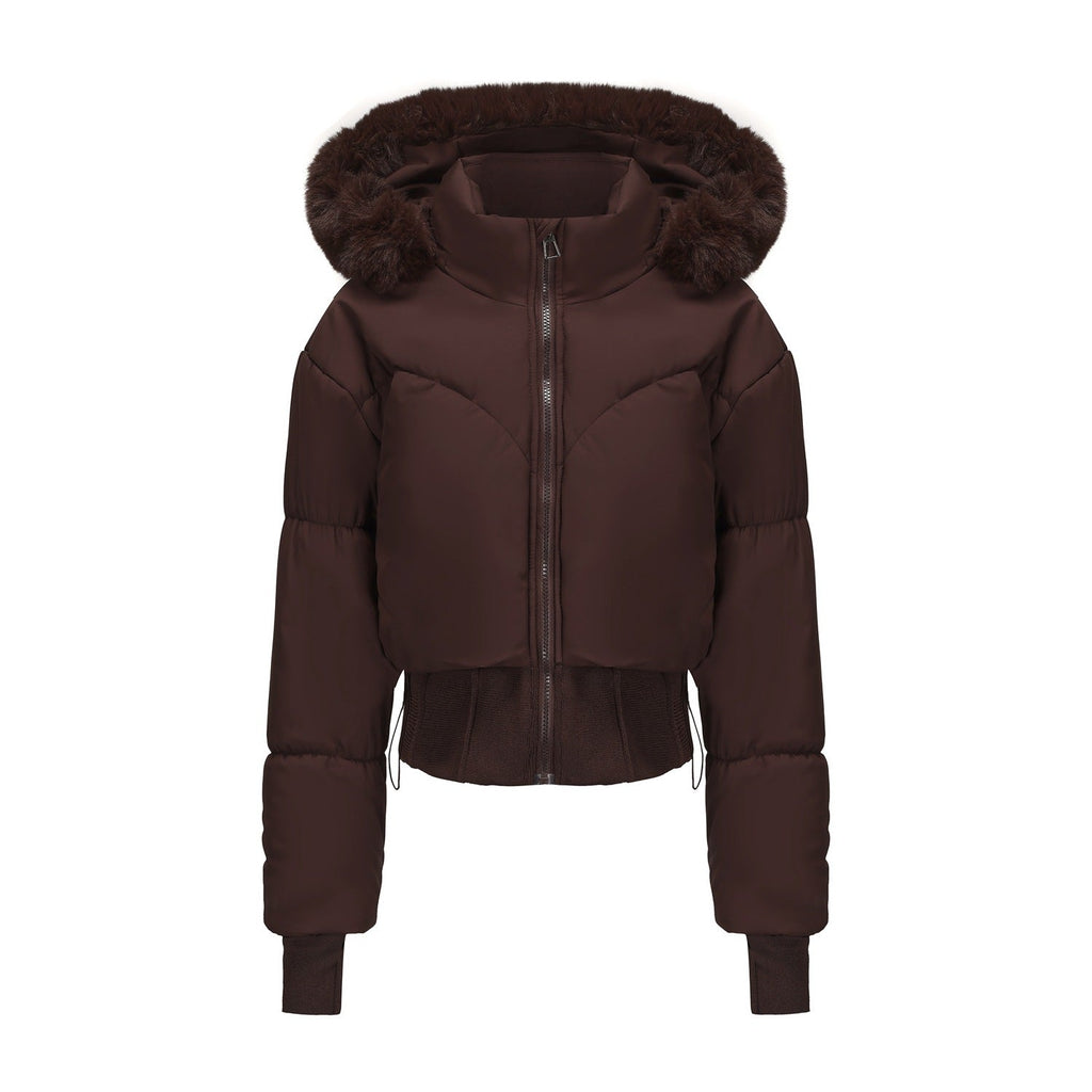 Emily Parker | Cropped Luxe Puffer Jacket | Krachtige elegantie met een verfijnde edge