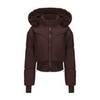 Emily Parker | Cropped Luxe Puffer Jacket | Krachtige elegantie met een verfijnde edge