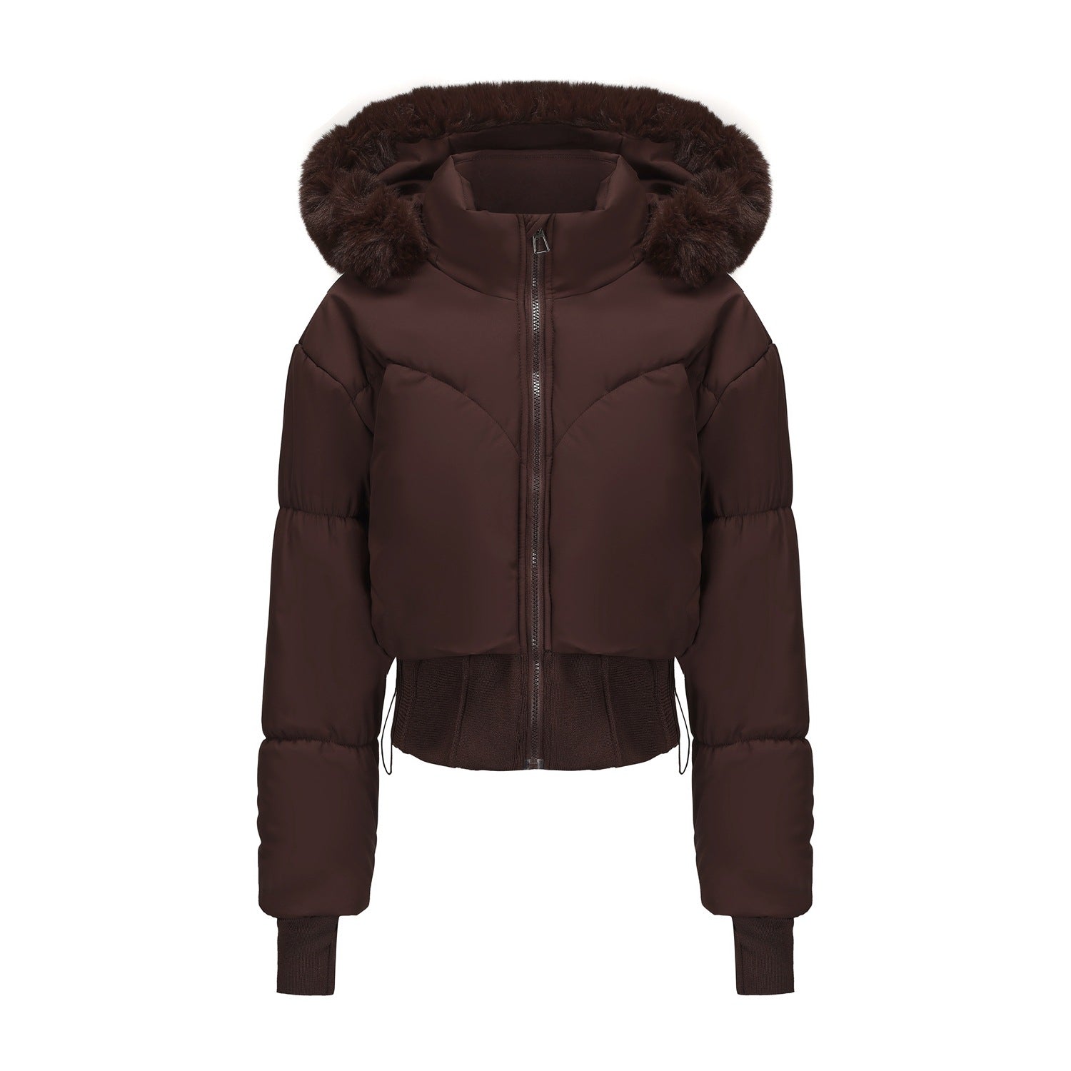 Emily Parker | Cropped Luxe Puffer Jacket | Krachtige elegantie met een verfijnde edge