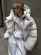 Lauren Parker | Oversized Puffer Jacket | Omhult je met warmte en moeiteloze, moderne luxe