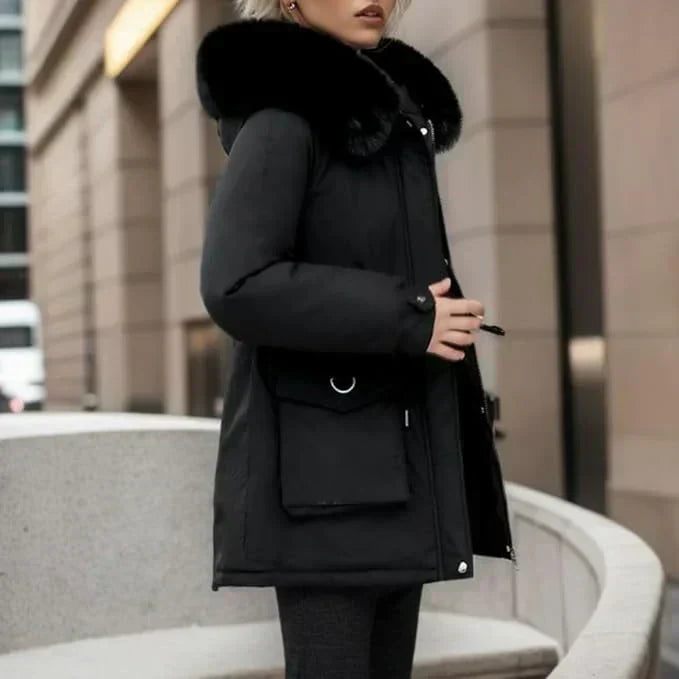 Olivia Thompson | Luxe Winter Hooded Puffer Coat