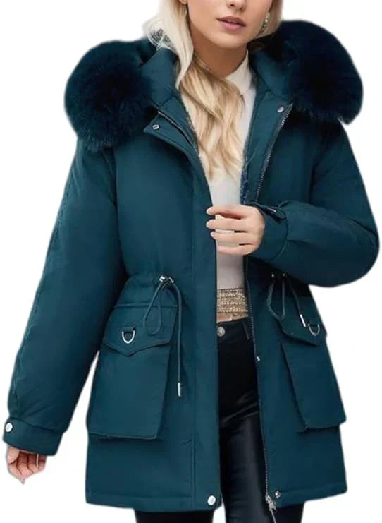 Olivia Thompson | Luxe Winter Hooded Puffer Coat