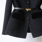 Charlotte Monroe | Structured Belted Blazer | Tijdloze elegantie met een couture-uitstraling
