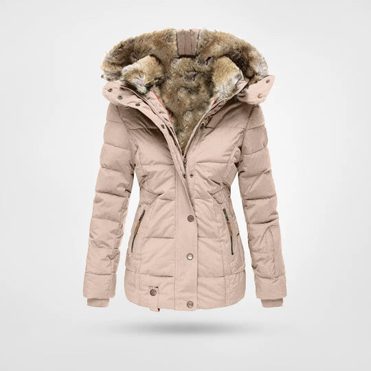 Freja Lindström | Gewatteerde winterjas met faux fur | Voel je warm, stijlvol en zelfverzekerd bij elke winterse stap