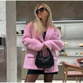 Charlotte Monroe | Plush Wool Blend Coat | Warm blijven zonder een logge winterjas