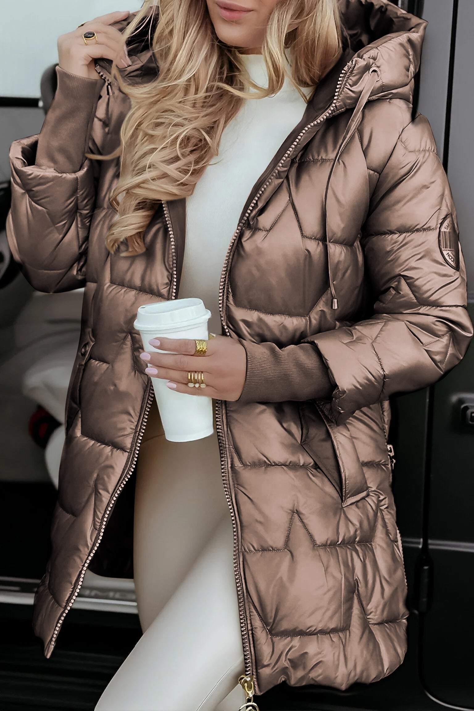 Isabella Fernández | Luxe Warmte Quilted Puffer Jas