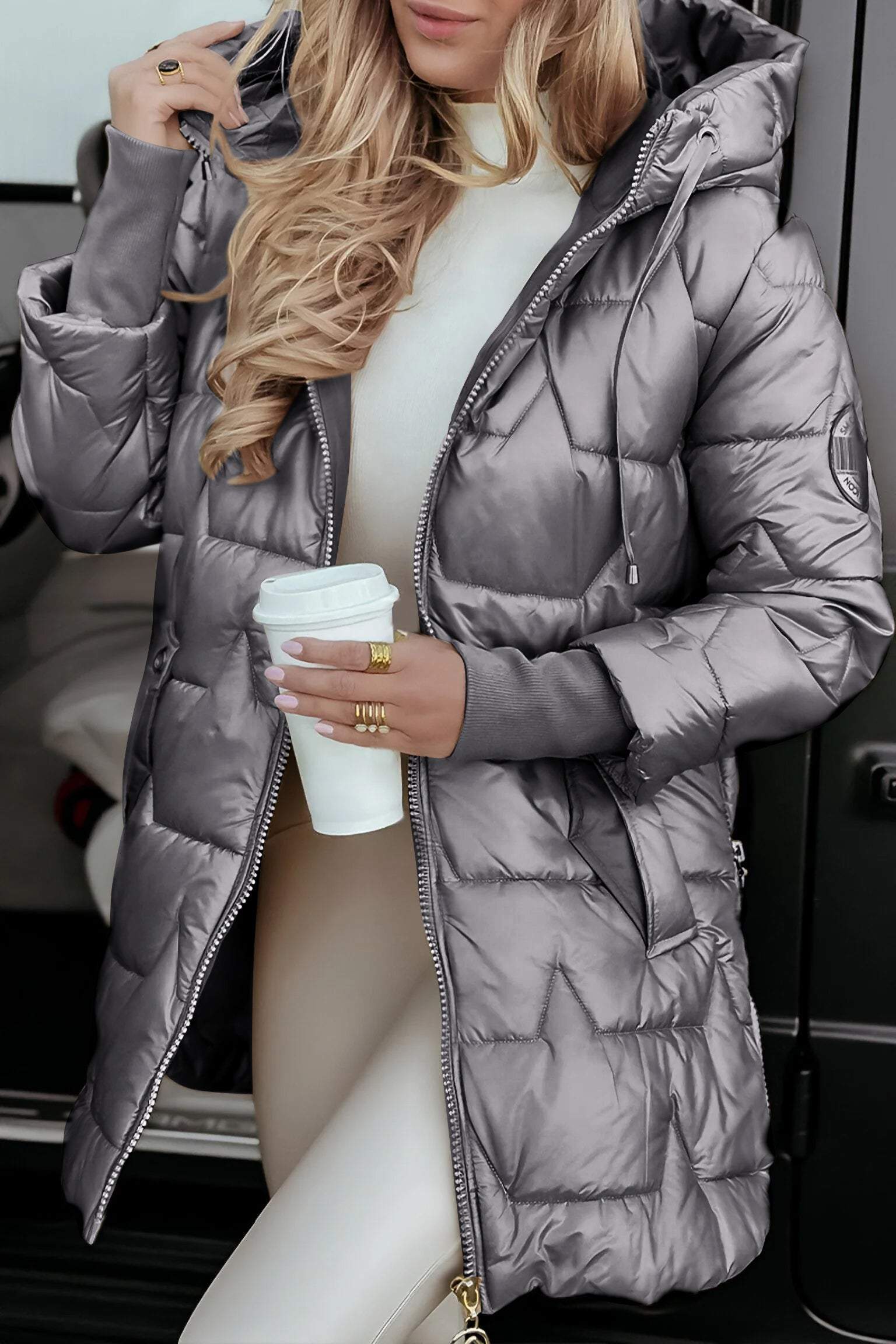 Isabella Fernández | Luxe Warmte Quilted Puffer Jas